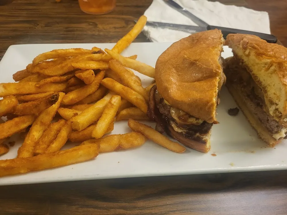 Burger and Fries