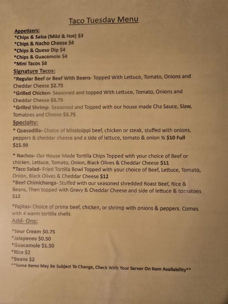 Shea'Nanigans Menu image 3
