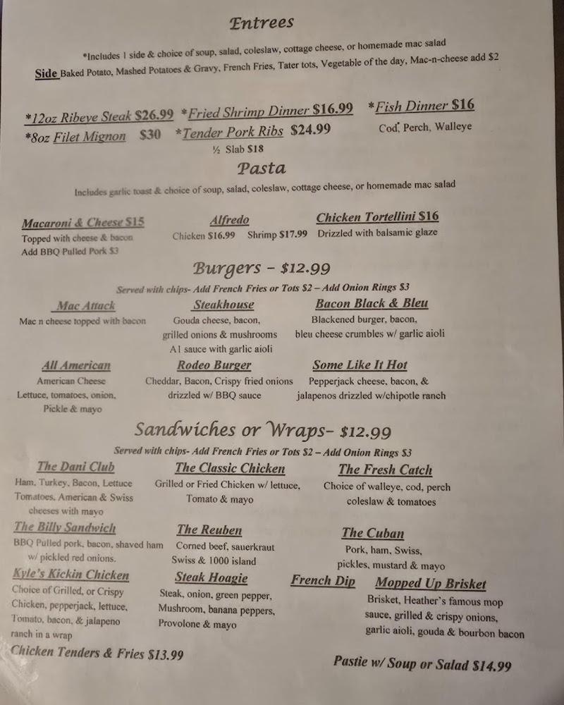 Shea'Nanigans Menu image 4